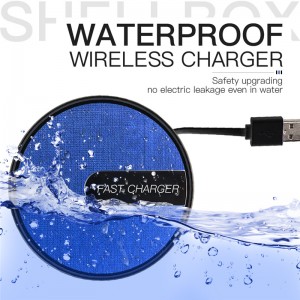 KPS-X30 Portable benutzerdefinierte 10W Qi schnelle IP68 wasserdichtes Tuch Wireless-Ladegerät